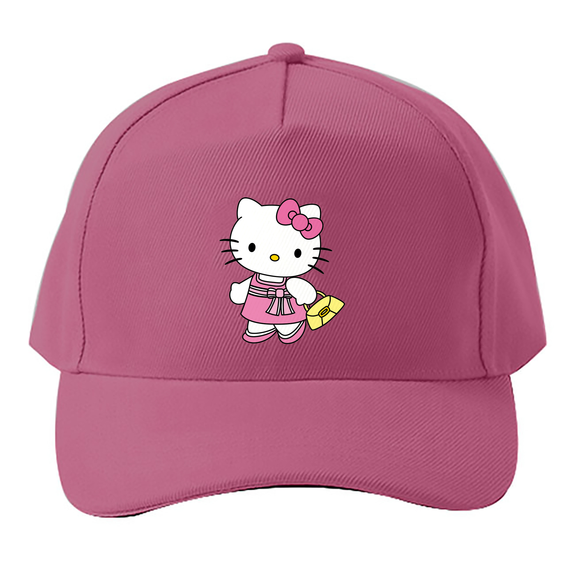 （画像用） Hello Kitty ハローキティ ベースボールキャップ 綿100％ 男女兼用 帽子 スポーツ